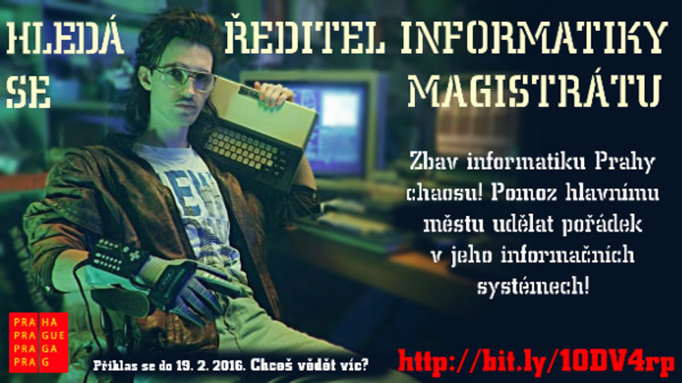 Staňte se ředitelem informatiky pražského Magistrátu.