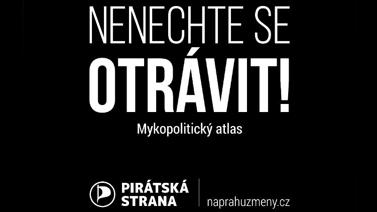 Piráti vydali mykopolitický atlas, aby se voliči neotrávili předvolební kampaní