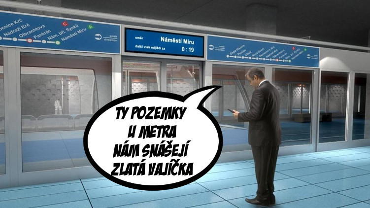 Piráti varují před společným podnikem Dopravního podniku s Pentou k metru D