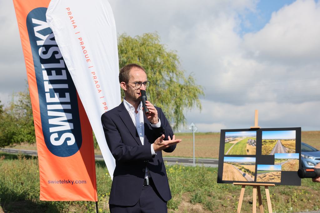 Jaromír Beránek otevření silnice