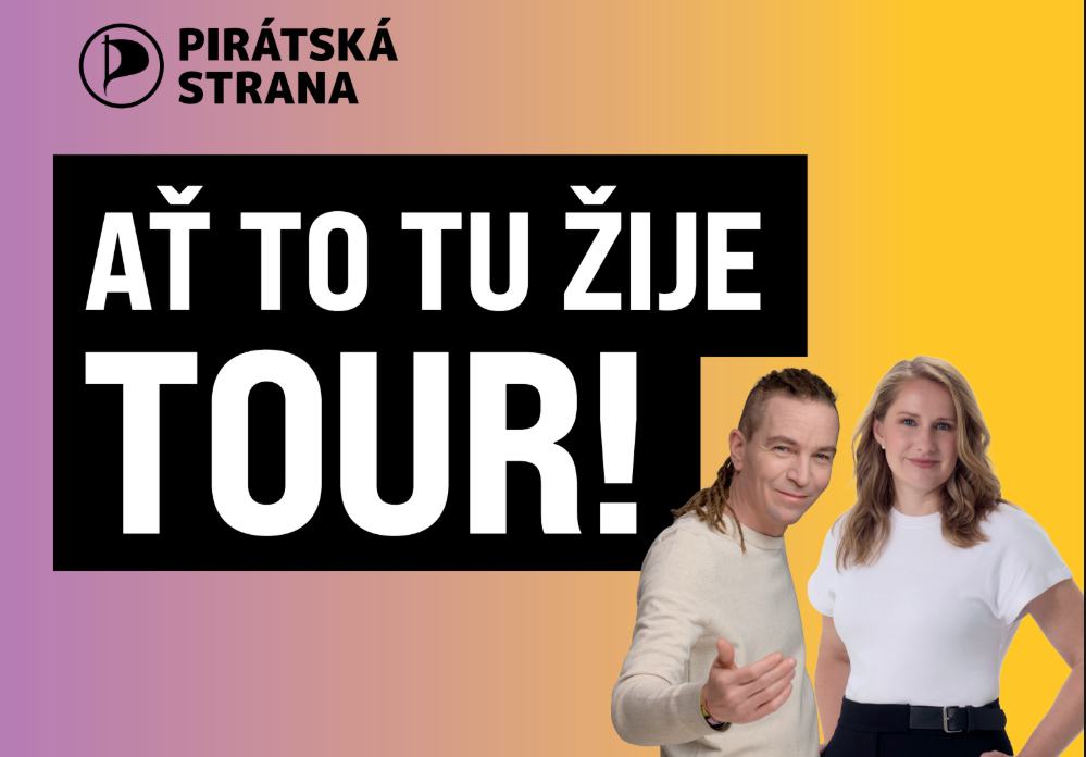 Ať to tu hraje! Piráti vyrážejí do pražských ulic s vlastní kapelou, doprovodí je kandidátka na primátorku Tereza Nislerová i Ivan Bartoš